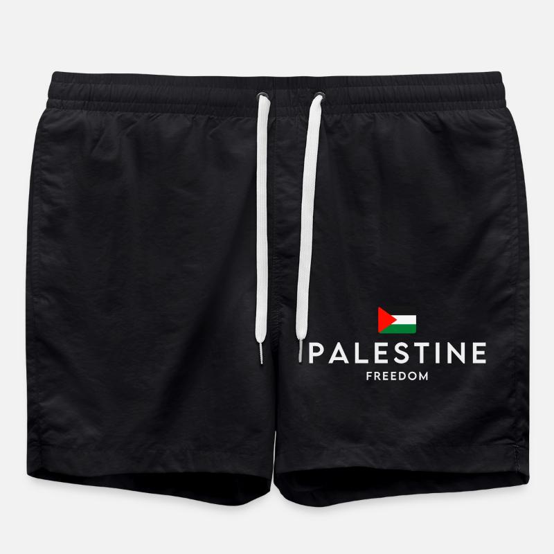 Palestine libre, fierté palestinienne - Short de bain - noir