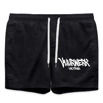 vuurwerk_ultra - Badeshorts - Schwarz - Vorne - AI Model Male 185 light (185cm)