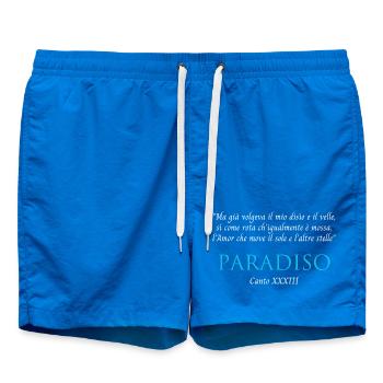 Paradies Gesang XXXIII Göttliche Komödie - Badeshorts - Cobalt blue - Vorne