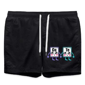 Chemistry Chemist Chemistry Teacher Saying Science - Swim Trunks - black - Front - AI Model Male 185 light (185cm)