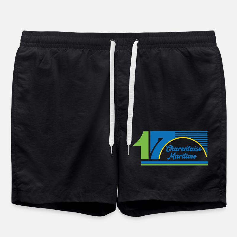 Charentaise Maritime - Badeshorts - Schwarz