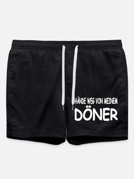 Döner - Badeshorts - Schwarz