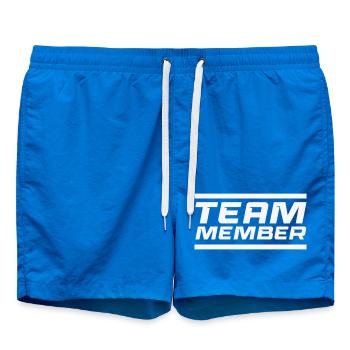 Team Member Typo Logo - Swim Trunks - cobalt blue - Front