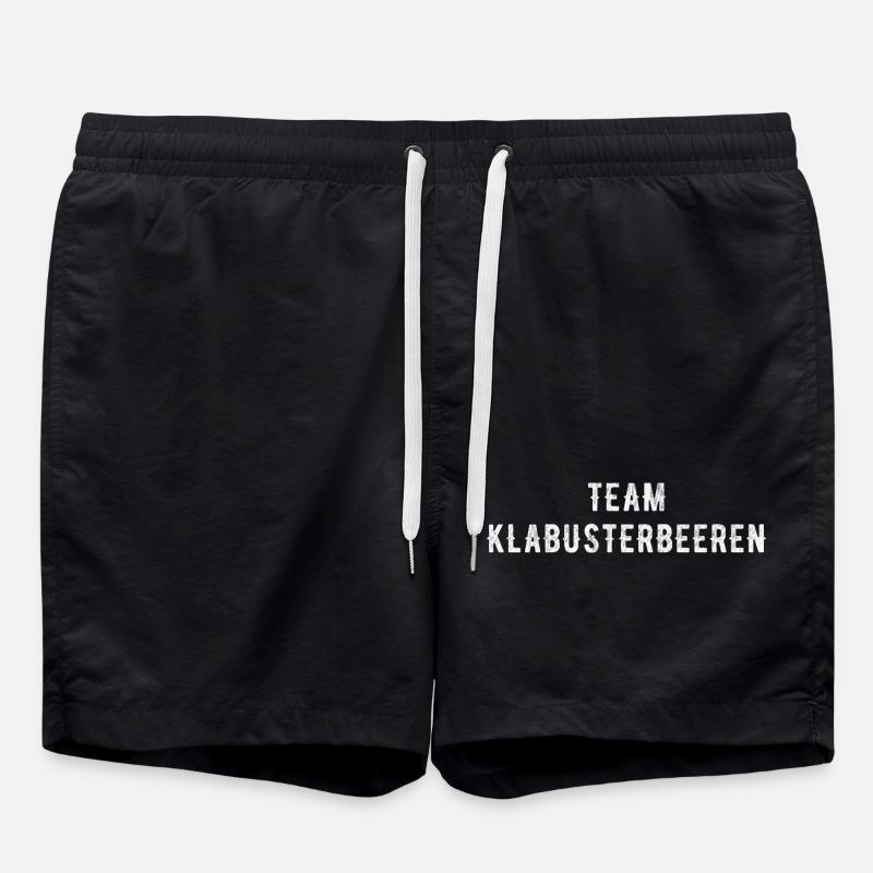 Team Klabusterbeeren - Badeshorts - Schwarz