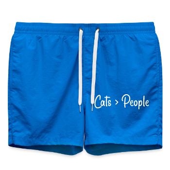 Cat lovers - Swim Trunks - cobalt blue - Front