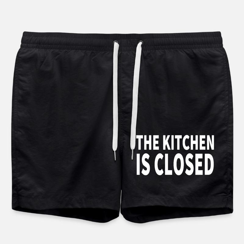 Kuchen - Badeshorts - Schwarz