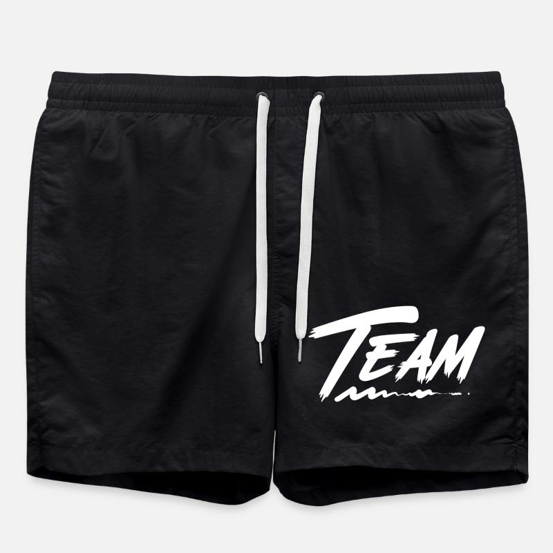 Team  - Badeshorts - Schwarz