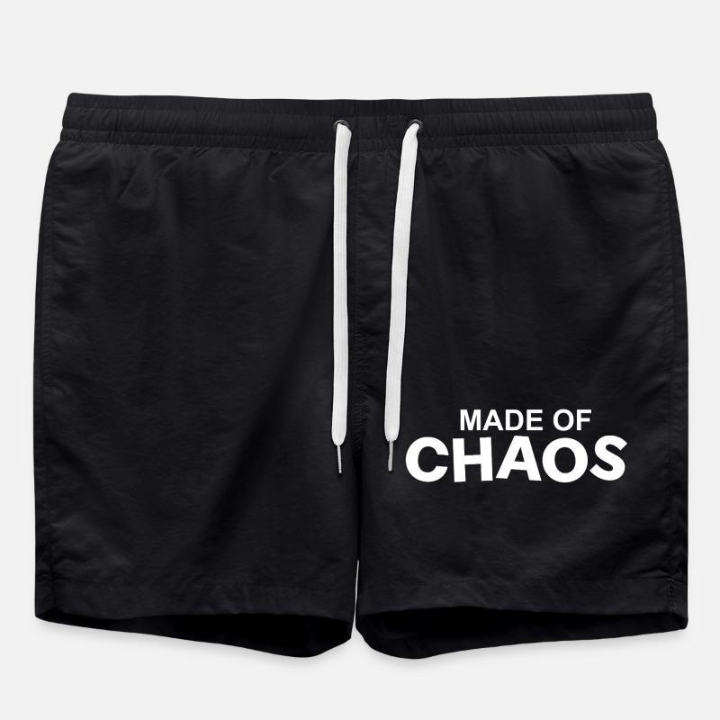 Fait de Chaos - Short de bain - noir
