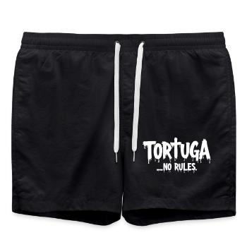 Tortuga – No Rules - Swim Trunks - black - Front - AI Model Male 185 light (185cm)