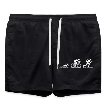 Triathlon - Short de bain - noir - Devant - AI Model Male 185 light (185cm)