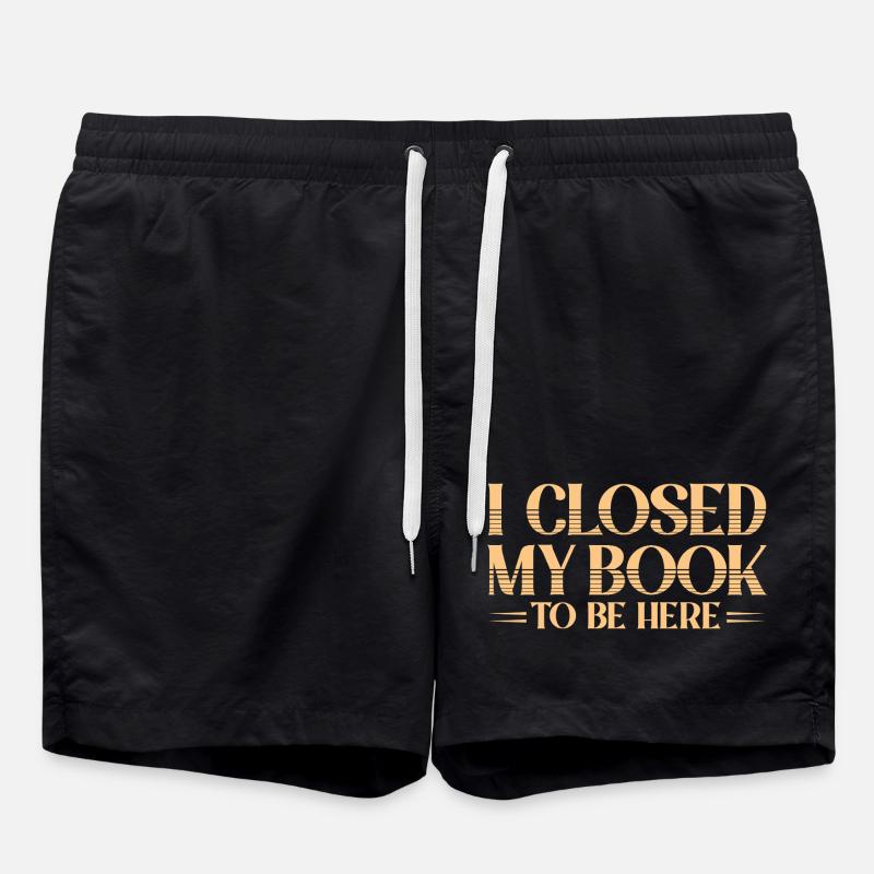 Book left to be here - Swim Trunks - black