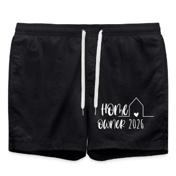 Propriétaire 2026 Cadeau Propriété Propriétaire - Short de bain - noir - Devant - AI Model Male 185 light (185cm)