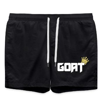 Goat - Swim Trunks - black - Front - AI Model Male 185 light (185cm)