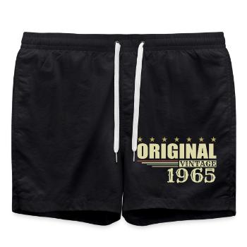 1965 Anniversaire 1965 - Short de bain - noir - Devant - AI Model Male 185 light (185cm)