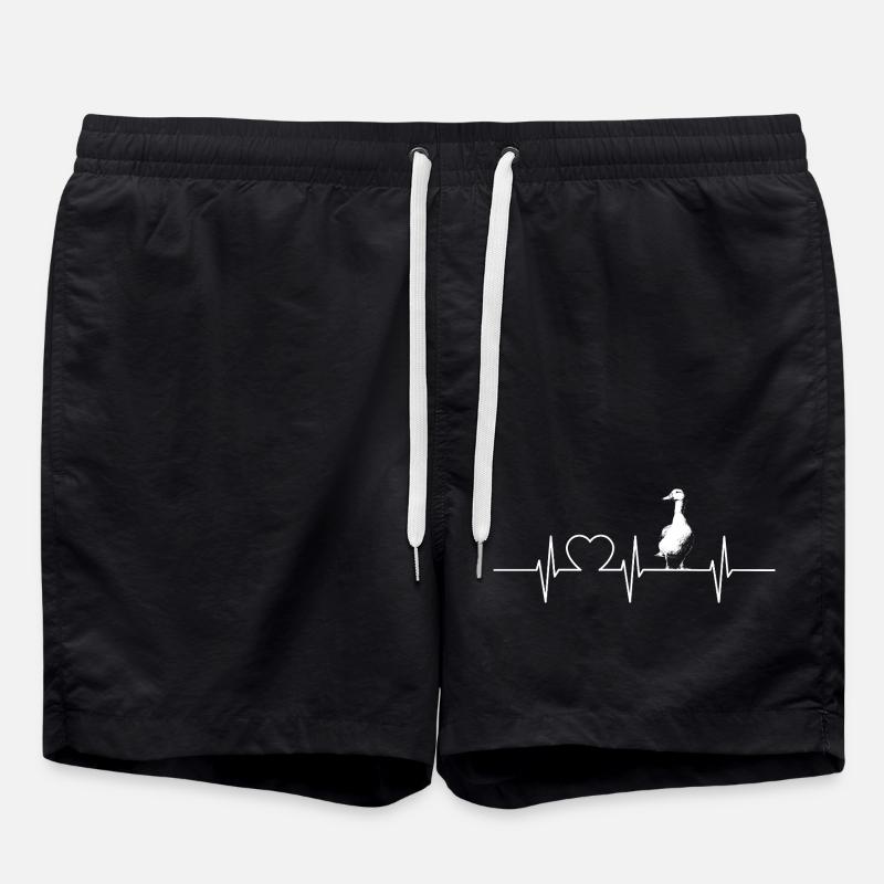 Enten Ente - Badeshorts - Schwarz
