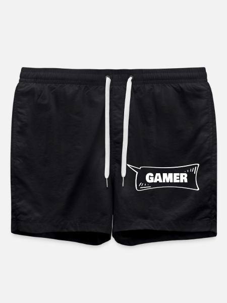 Gift for gamers - Swim Trunks - black