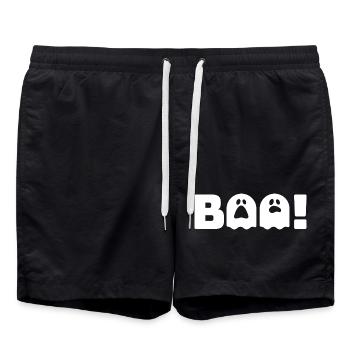 Boo2_White - Swim Trunks - black - Front - AI Model Male 185 light (185cm)