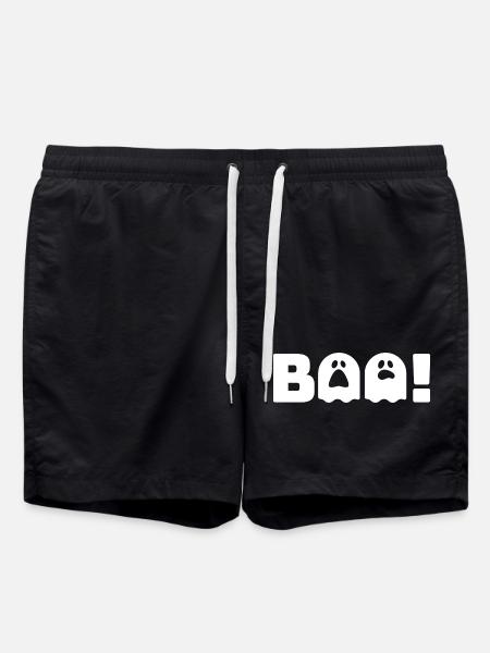 Boo2_White - Short de bain - noir