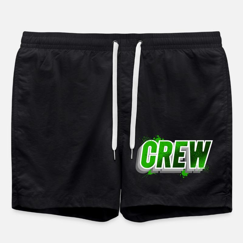 crew - Swim Trunks - black