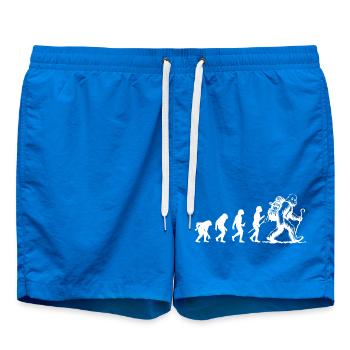 Bigfoot Sasquatch Hide And Seek Sayings - Swim Trunks - cobalt blue - Front