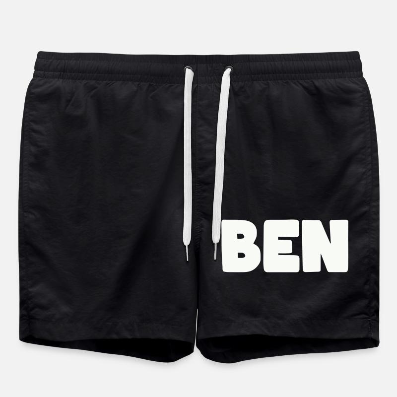 Nom Ben - Short de bain - noir