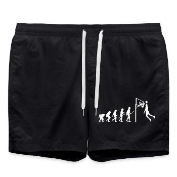 Basket-ball Layup Joueur de sport Basketteur - Short de bain - noir - Devant - AI Model Male 185 light (185cm)