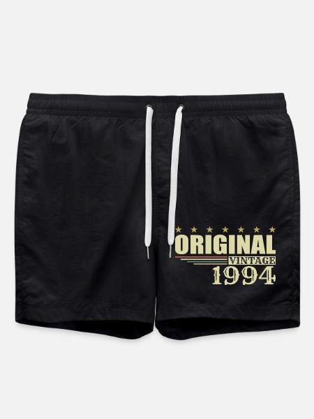 1994 Birthday - 1994 - Swim Trunks - black
