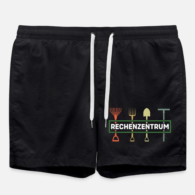 Rechenzentrum Gartenarbeit Landschaftsgärtner - Badeshorts - Schwarz