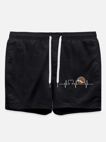 Igel - Badeshorts - Schwarz