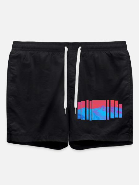 Chaleur de la montagne Jacaranda - Short de bain - noir