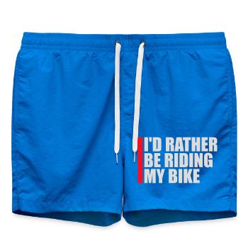Cyclisme Je préfère faire du vélo - Short de bain - cobalt blue - Devant