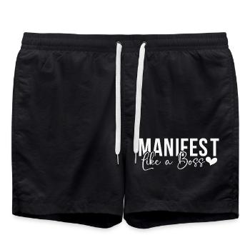 Manifestation - Short de bain - noir - Devant - AI Model Male 185 light (185cm)