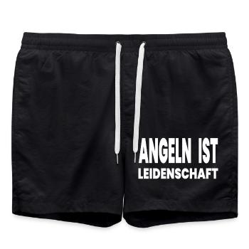 Angling - Swim Trunks - black - Front - AI Model Male 185 light (185cm)