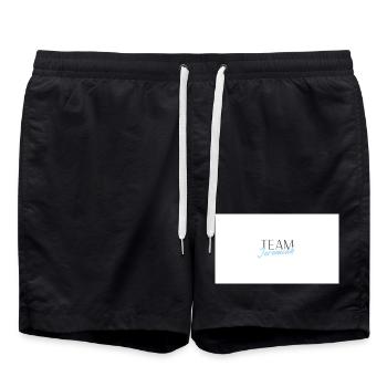 Team Jeremiah - Badeshorts - Schwarz - Vorne - AI Model Male 185 light (185cm)