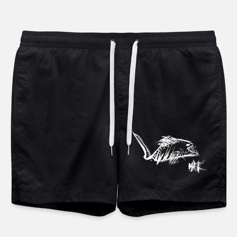 ground meat - Swim Trunks - black