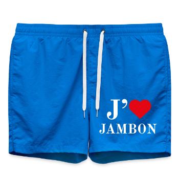 Ham Love Typografie - Badeshorts - Cobalt blue - Vorne