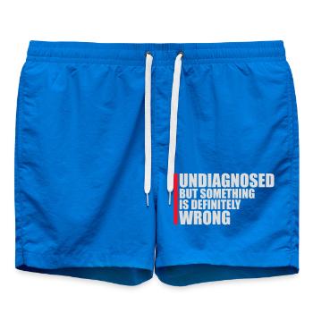 Undiagnosed But Something Is Definitely Wrong Witz - Badeshorts - Cobalt blue - Vorne