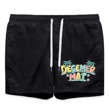 Breton Pride Culture Degemer Mat Culture Region - Swim Trunks - black - Front - AI Model Male 185 light (185cm)