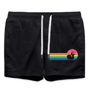 snail - Swim Trunks - black - Front - AI Model Male 185 light (185cm)