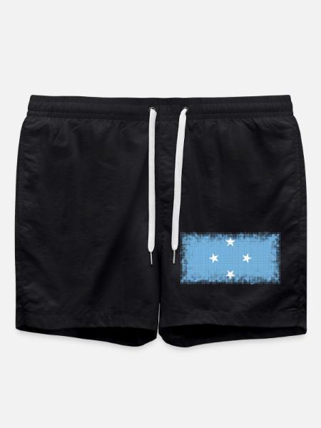 Gift for Micronesia - Swim Trunks - black