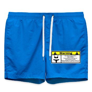 Avertissement Automobile  - Short de bain - cobalt blue - Devant