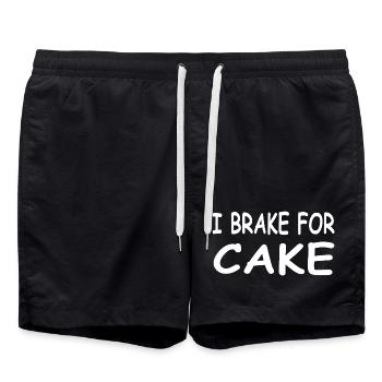 Gâteau - Short de bain - noir - Devant - AI Model Male 185 light (185cm)