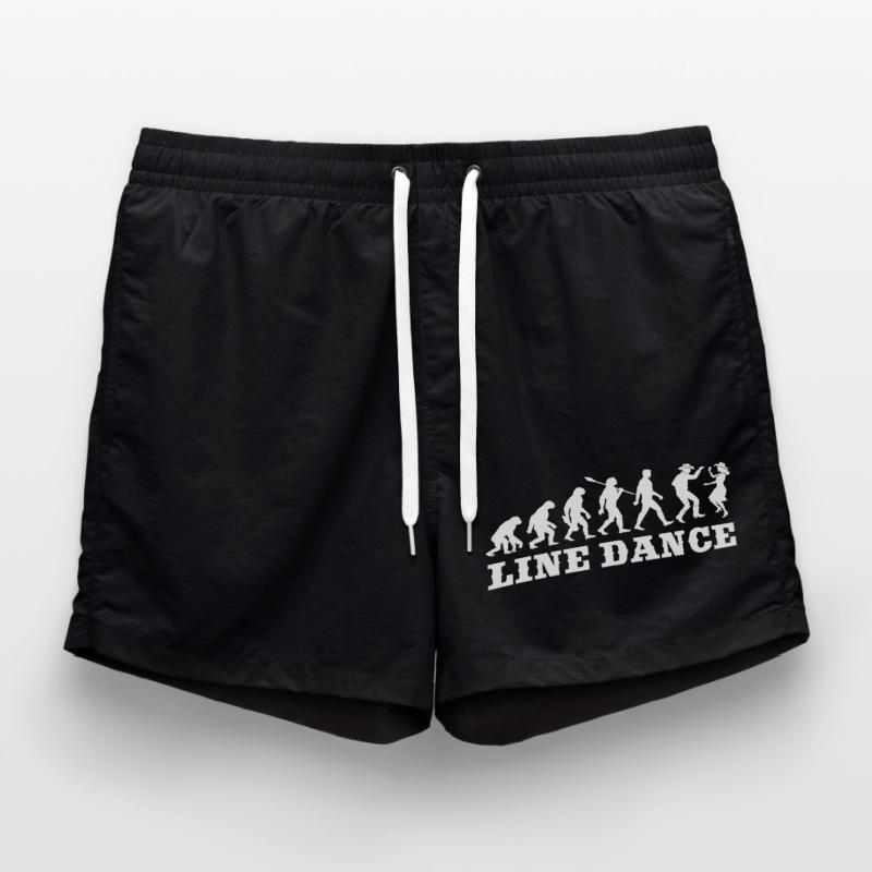 Vintage Evolution - Line Dance - Gift Swim Trunks