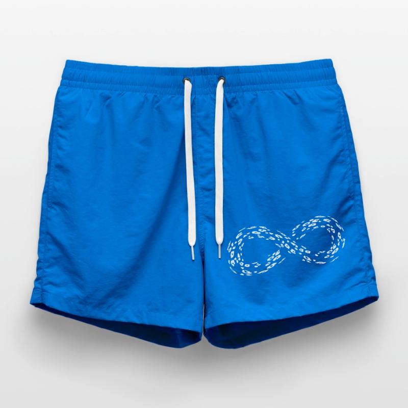 Leopard Infinity Loop Swim Trunks