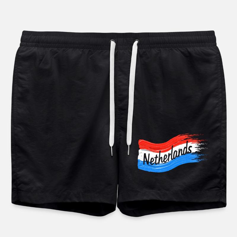 Drapeau néerlandais - Short de bain - noir