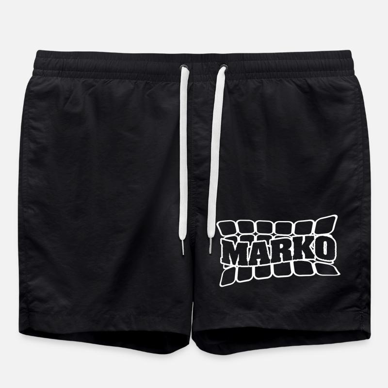Nom : Marko - Short de bain - noir