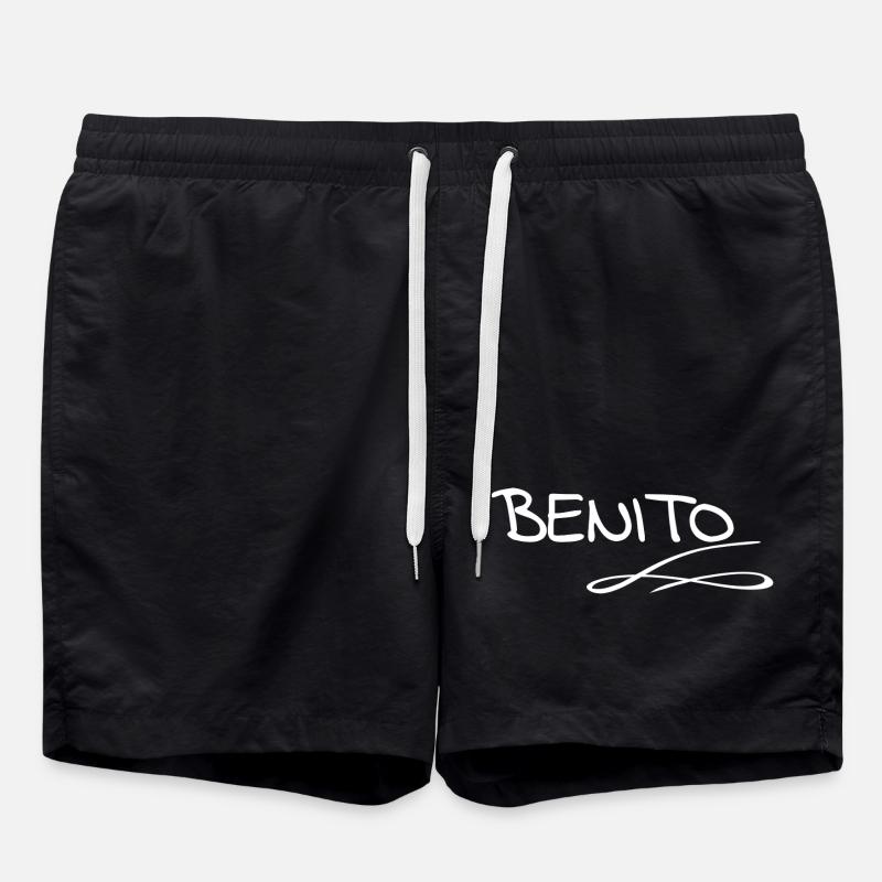 Benito als Vorname - Badeshorts - Schwarz