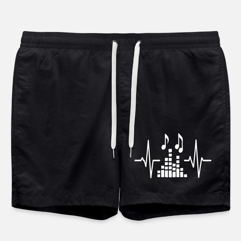 Beatwave Pulse Music - Swim Trunks - black
