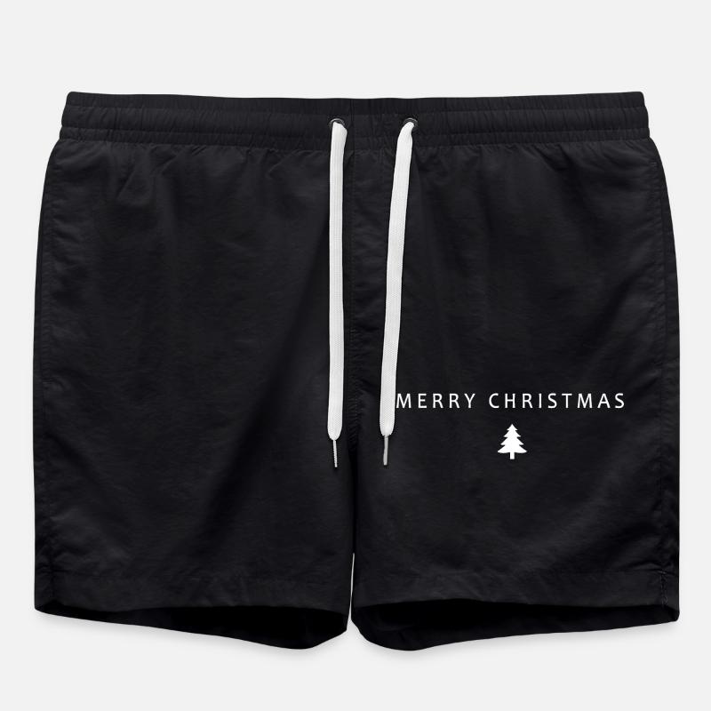 Merry Christmas Chic et Elégant  - Short de bain - noir