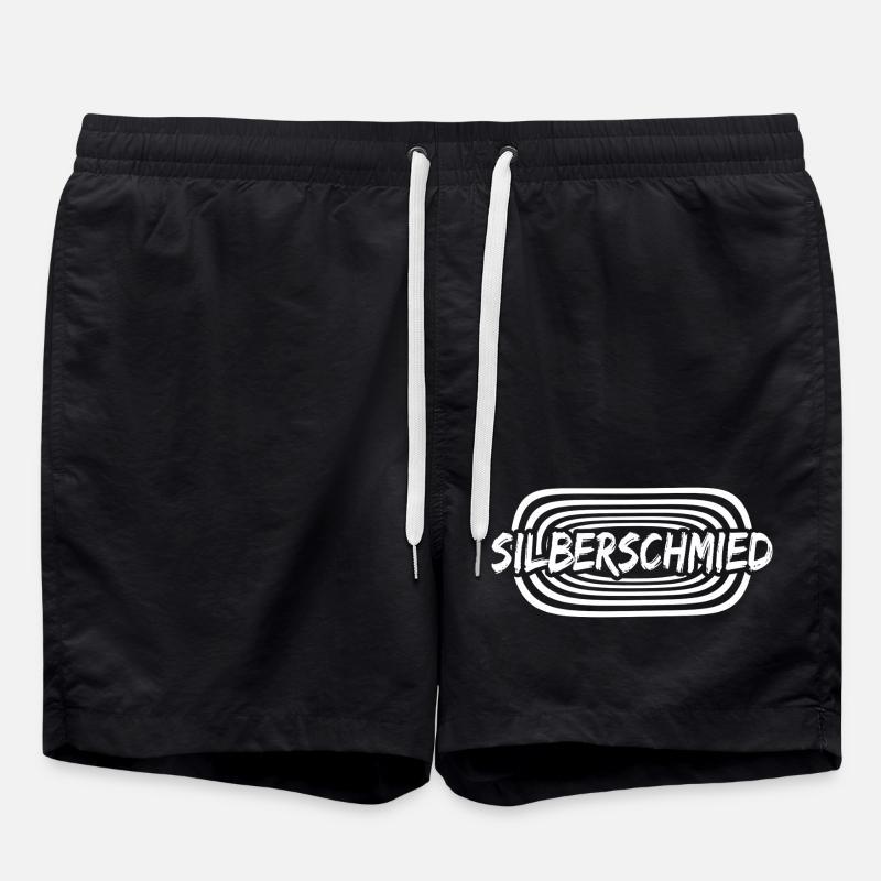 Silberschmied - Badeshorts - Schwarz